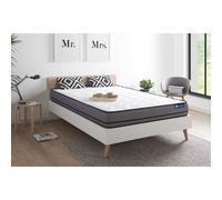 Matelas ACTILATEX 140x190cm 2 faces a MÉMOIRE DE FORME+LATEX 3zones de confort