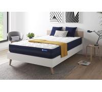 Actisom Matelas Actilatex Tech 140x190 - Latex et mémoire de forme - 24 cm - Très ferme - 5 zones