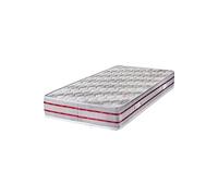 Matelas + Alèse 90x190 x 21 cm - Très Ferme - Tissu Bambou - Aertech+ 35 Kg/m3 HR Dernière Génération - 5 Zones de Confort