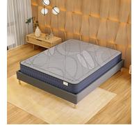 Matelas Alycone - Mousse Charbon Actif & mémoire de forme - Absorption d'Humidité- SANITIZED (140x190 cm) - Épaisseur epaisseur 22