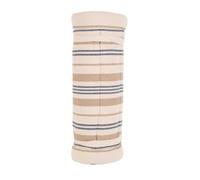 Matelas bain de soleil matelassé à rayures Bleu Foncé 65x200 cm