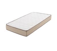 Moonia Matelas Bamboo Fresh Viscosoft Haute Durabilité Anti-acariens 80x190cm Blanc