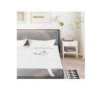 vidaXL Protège-matelas blanc 120x200 cm imperméable