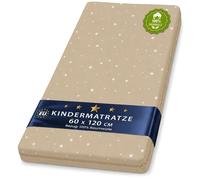 Totsy Baby Matelas Bebe 60x120 cm pour Enfant lit et Voyage - Bébé Respirant roulé Matelas en Mousse avec Lavable Housse pour Lits Sol ou Berceau 60 x 120 Oeko-Tex