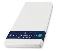 Matelas bebe 60x120 cm pour enfant lit et voyage - Bébé respirant roulé matelas en mousse pour lits sol ou berceau 60 x 120