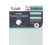 Matelas Thermo confort - 60 x 120 x 10 cm - Blanc - TINEO