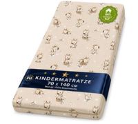 Matelas bebe 70x140 cm pour enfant lit et voyage - Bébé respirant roulé matelas en mousse avec lavable 70 x 140 Oeko-Tex