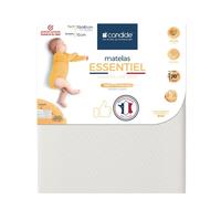Matelas Bébé 70x140x10cm Essentiel - Sans Traitement - Déhoussable - Confort Traditionnel - Fabriqué En France - Garantie 5 Ans