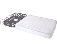 Matelas Bébé Climatisé 60x120x10cm, 1 Face Été, 1 Face Hiver, Fabriqué en France