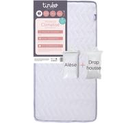 Matelas bébé climatisé - 70 x 140 cm - Epaisseur 11 cm - Avec Drap housse et Alèse - TINEO