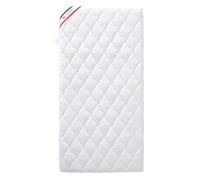 Matelas bébé climatisé - 70 x 140 x 10 cm - réversible - housse amovible - anti-acariens - fabriqué en France