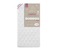 Matelas bébé déhoussable faces été / hiver PARFAIT 60x120 - Blanc - Garantie 10 ans - P'tit Lit