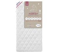 Matelas bébé déhoussable faces été / hiver PARFAIT 70x140 Blanc G