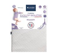 Matelas Bébé Évolutif Bien-être - Libère La Tension Blanc 70X140