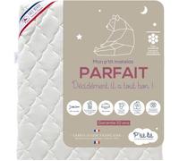 Matelas Bébé P'tit Lit Parfait 70x140 cm - 2 Faces Respirantes Été/Hiver - Anti-Acarien