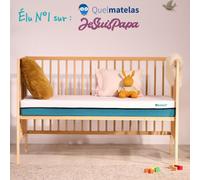 Matelas bébé Tiny bleu Bleu Matelas bébé 60x120cm