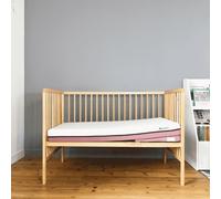 Matelas bébé Tiny rose + plan incliné Matelas bébé 70x140cm
