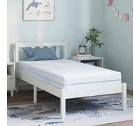Matelas Blanc Tissu jacquard en mousse à mémoire de forme Chambre pour vidaXL vi