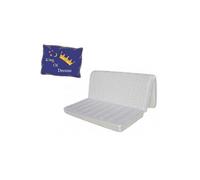 Matelas BZ 10cm Ferme 160x200 Mousse Indéformable Tissu Renforcé + Protège Matelas + Oreiller Mémoire de Forme OFFERTS