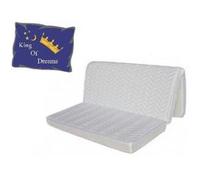 Matelas BZ 10cm Très Ferme 140x200 Mousse Indéformable Tissu Renforcé + Protège Matelas + Oreiller Mémoire de Forme OFFERTS King of Dreams G