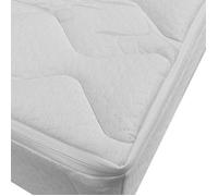 Matelas climatisé en viscose bambou 120 x 60 cm - Bébé - Beige - Ecru