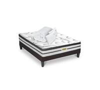 Matelas Concorde Ressorts ensachés Accueil mémoire de forme Ferme+ sommier + accessoires - 180x200