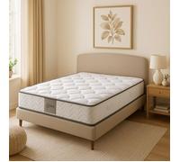 Matelas Cosmos 140x200 by Sampur | Épaisseur 20 cm - Mousse à Mémoire de Forme - Ressorts Ensachés - Confort & Longévité