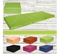 Matelas d'appoint - FORTISLINE - 195x80x9 cm - Vert clair - Pour enfants - Pliable