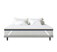 Matelas de 7,5 cm d'épaisseur, 160 x 200 cm, mousse à mémoire de forme, ergonomique, lavable