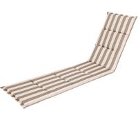 Matelas de bain de soleil "ALICANTE" - 182x42cm - imperméable, réversible, housse amovible, pour le jardin | Pillowprim