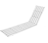 Matelas de bain de soleil "ALICANTE" - 182x42cm - imperméable, réversible, housse amovible, pour le jardin | Pillowprim