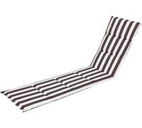 Matelas de bain de soleil "ALICANTE" - 182x42cm - imperméable, réversible, housse amovible, pour le jardin | Pillowprim