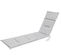 Matelas de bain de soleil "ALICANTE" - 182x42cm - imperméable, réversible, housse amovible, pour le jardin | Pillowprim