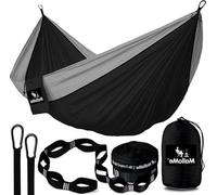Matelas de camping léger pour 1 ou 2 personnes - en nylon parachute respirant et imperméable - mousquetons haut de gamme inclus