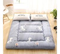 Matelas De Futon Japonais Épaissir 10 Cm Tapis De Couchage Tatami Not Doux Tampon De Lit De Sol Enroulé Pliable Mat De Dortoir Étudiant Adulte Des Filles Garçons Matelas De Lit De Massage Thaïlandais