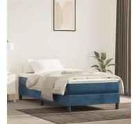 Matelas de lit à ressorts ensachés 80x210x20 cm velours G