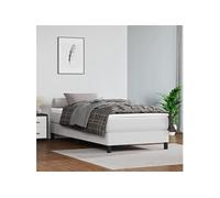 vidaXL Matelas à ressorts ensachés - Blanc 90x190x20cm