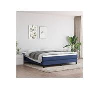 VIDAXL Matelas à Ressorts Ensachés 160x200 - Bleu