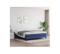 VIDAXL Matelas à Ressorts Ensachés 160x200 - Bleu
