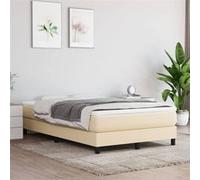 Matelas de lit à ressorts ensachés Crème 120x200x20 cm Tissu G