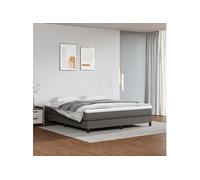 vidaXL Ressorts 160x200 cm Gris