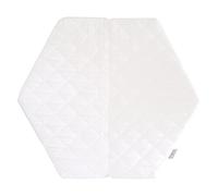 Matelas De Parc Bébé Hexagonal - Roba - Déhoussable - 97x112 Cm - Epaisseur 4 Cm Blanc