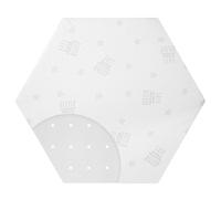 Matelas De Parc Bébé Respirant Et Déhoussable Safe Asleep® Blanc - Hexagonal TU