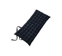 Matelas de Sol 60x120cm Velours de Coton Capitonné Coloris Bleu nuit - HARRIS -