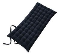 Matelas de Sol 60x120cm Velours de Coton Capitonné Coloris Bleu nuit - HARRIS - ALTOBUY Bleu G