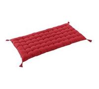 AltoBuy Sophie - Matelas de Sol avec Pompons 60x120cm Coton Coloris Cerise