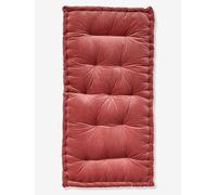 Matelas de sol en velours 60 x 120 cm rose TU