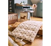 Matelas de sol imprimé teckel beige TU