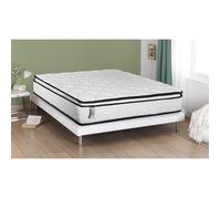 Matelas Empereur 160x200 cm - epaisseur 22 cm d'épaisseur - Mémoire de forme - Surmatelas intégré - Mousse HR - Confort Mi-ferme