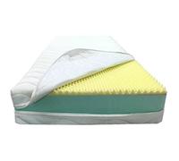 MATELAS EN DESSUS DE PRIX 70X190 MÉMOIRE DE FORME "MARTHE ALOE LUXUS" ÉPAISSEUR 25 CM , DEUX COUCHES, PLAQUE À MÉMOIRE DE FORME 4,5CM SWEETCONFORT, POINTES EFFET MASSAGE, ÂME WATERFOAM ÉPAISSEUR 20CM EXTRA WATERFOAM DENSITÉ 35 ORTHOPÉDIQUEET ANALLERGIQUE, SUPER CONFORT, TRANSPIRANT, FABRIQUÉ EN ALLEMAGNE , HOUSSE REMBOURRÉE DOUBLE ÉPAISSEUR EXTRAQUALITY KLIMAFASE ALOE "LUXUS" , POIGNÉE LATÉRALES, LIVRAISON GRATUITE.